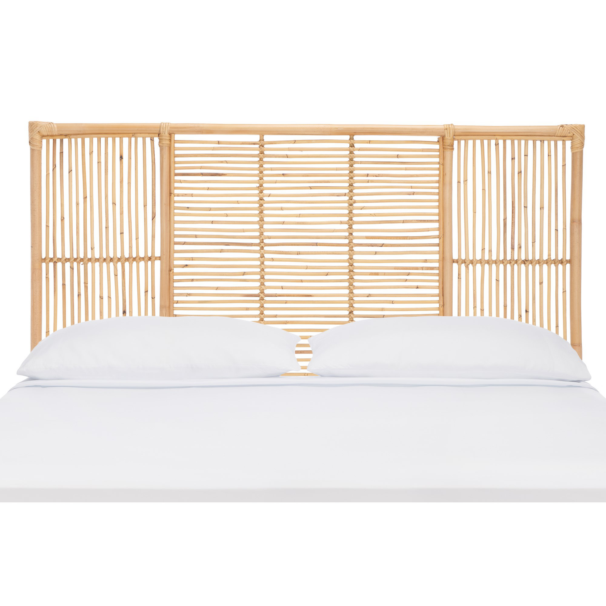 Birch Lane™ Lita Full Double Wickerrattan Open Frame Headboard