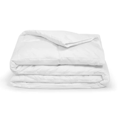Latitude Run® Twin Sized Pre Shrunk All Season Embroidered Cotton Comforter, White