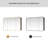 Lagos 48 in.W x 32 in.H Rectangular Framed Medicine Cabinet with Mirror-108834195