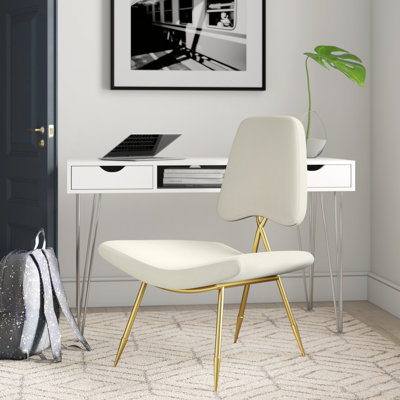 Ponder Performance Velvet Lounge Chair