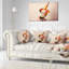 Coussin lombaire magnifique rose painting person