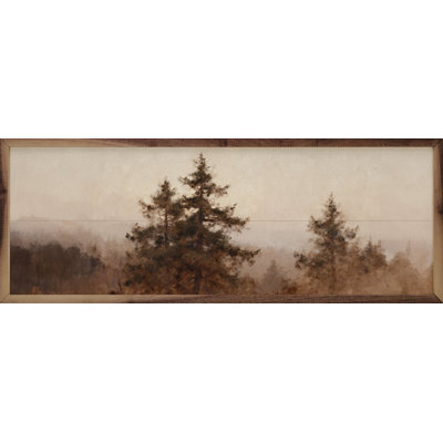 Pine Trees In Winter Timber