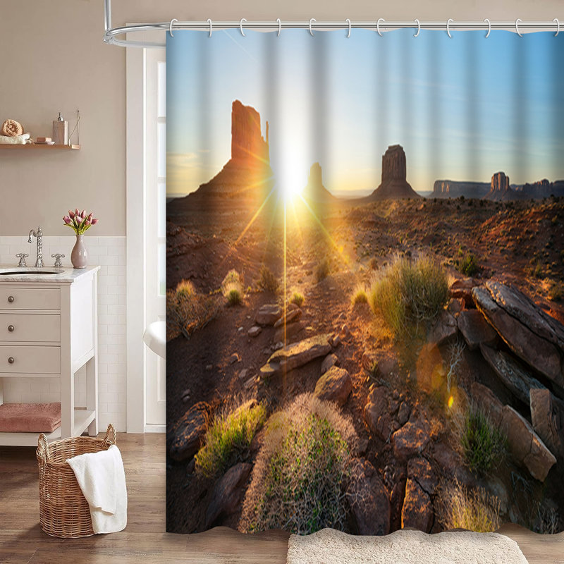 Rideau de douche Arizona Desert Valley, L 72 po x l 84 po
