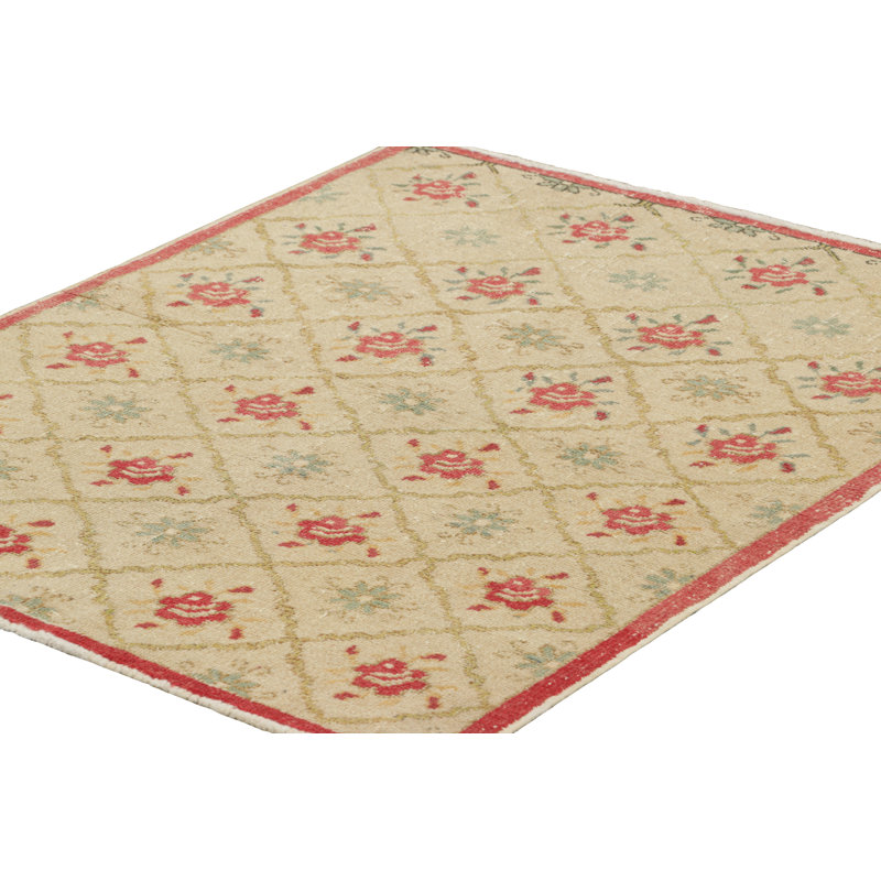 One-of-a-Kind 3'1x3'11 Hand Knotted Area Rug