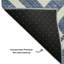 Tapis bleu marine Cerrito lavable à la machine de qualité supérieure-105690610