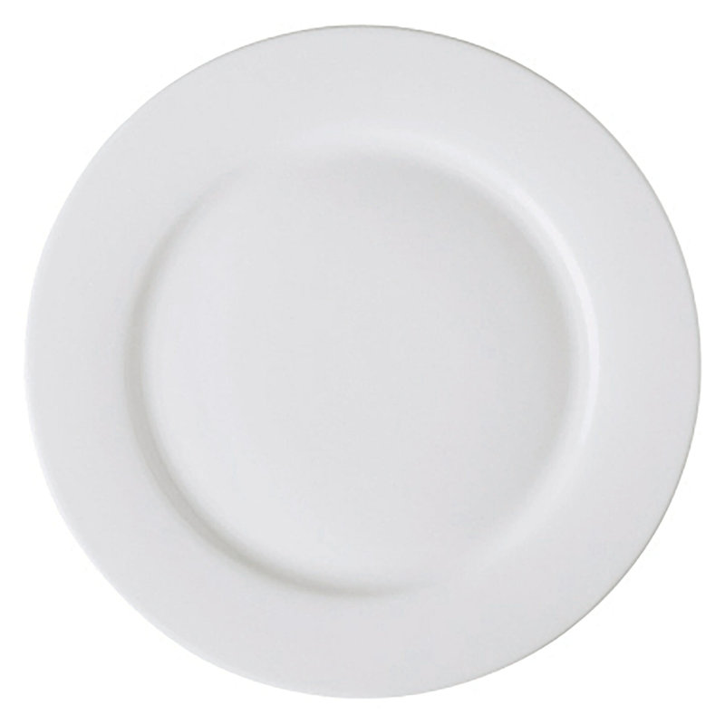 Corona - Assiette à salade en porcelaine de 6,5 po lavable au lave-vaisselle ou à dessert