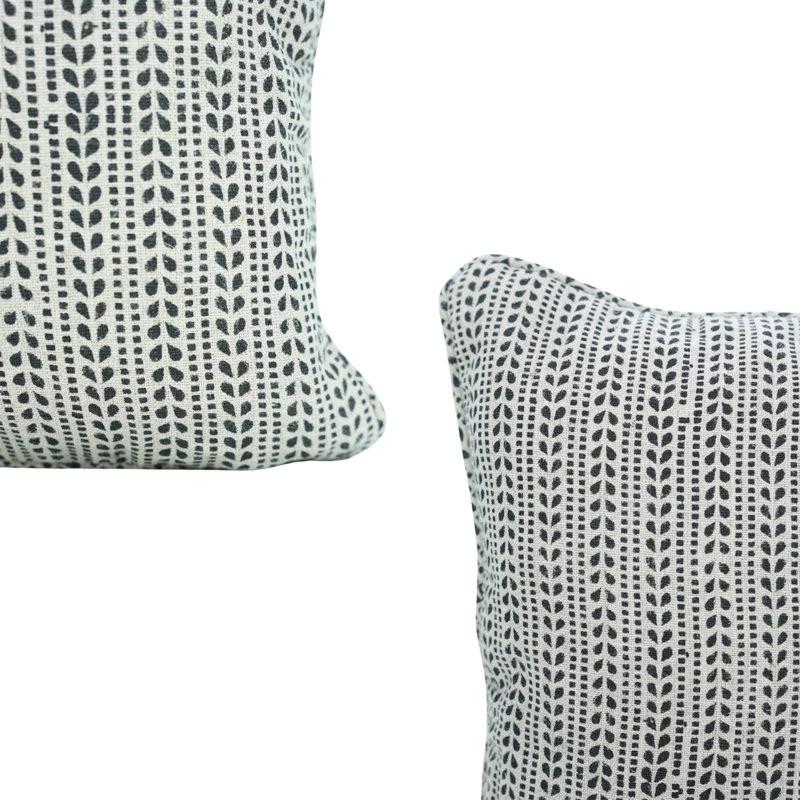 Housse de coussin fabriquée à la main Fab Divine, Carré 18 po