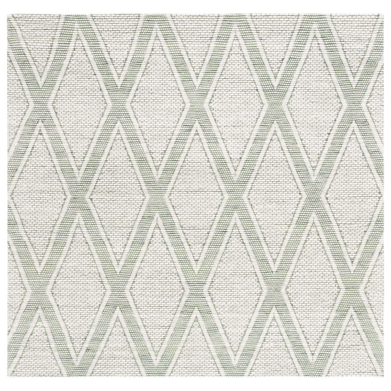 Marbella Hand Woven Performance Geometric Rug, Square 6'