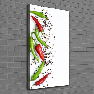 Chilli Peppers - Wrapped Canvas Print