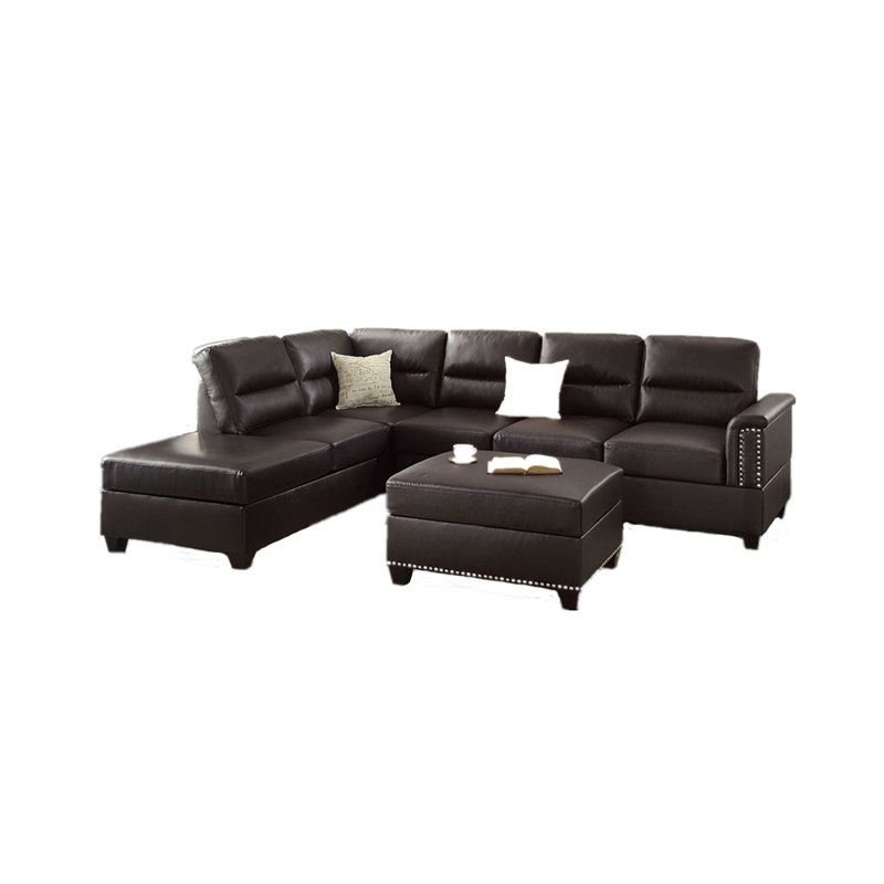 3-PC SECTIONAL In Espresso