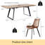 Ensemble de salle à manger extensible avec chaises rembourrées Jilliann-1360068124-1403823905