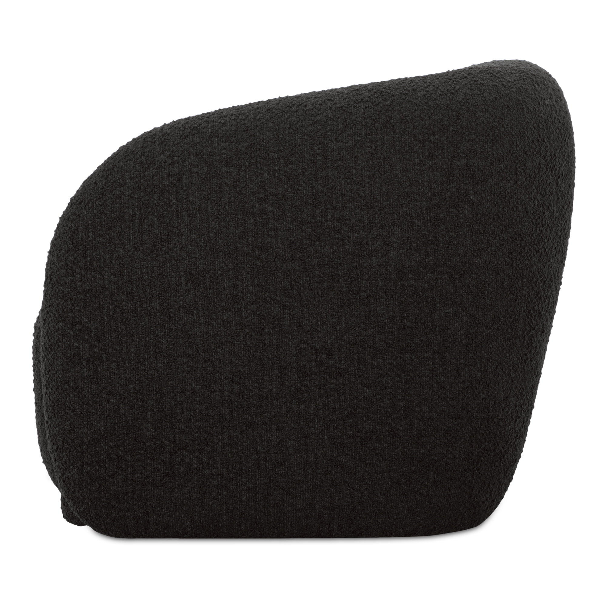 Penelope Accent Chair, Black Boucle