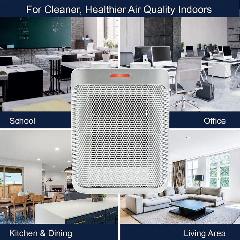 1500W 50 BTU Electric Compact Space Heater with Adjustable Thermostat