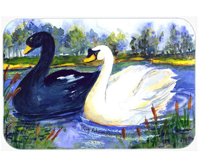 Swan Bird Glass Cutting Board