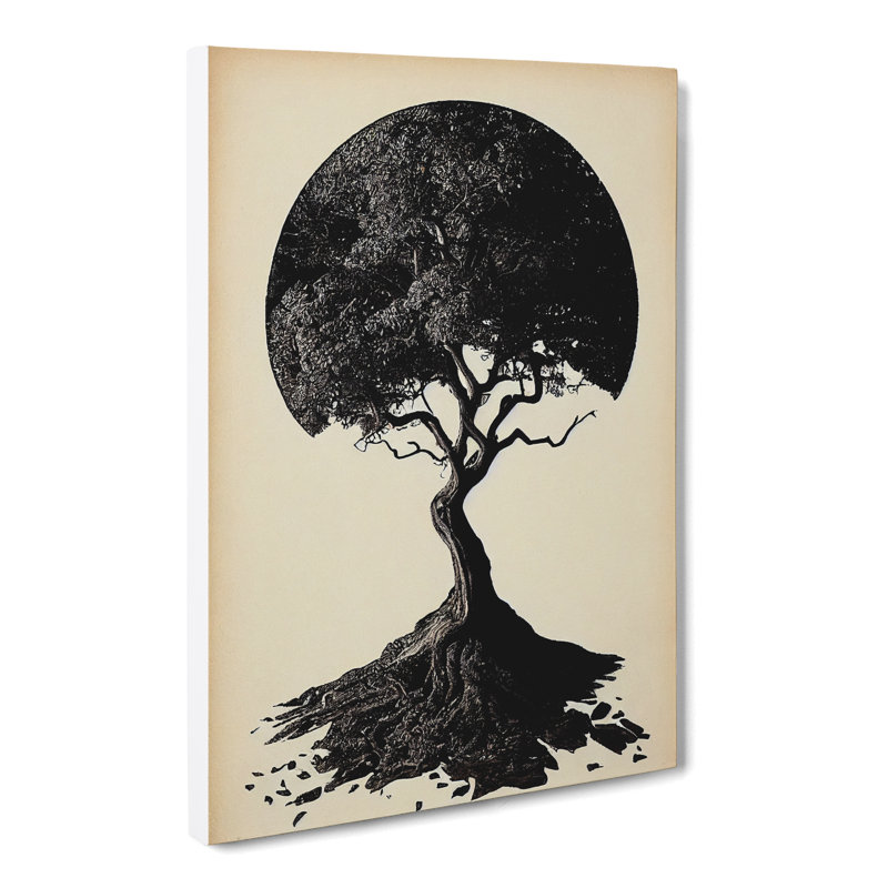 CAN-V0523-2553X Tree Design Vol.1 - Wrapped Canvas Print, 50cm H x 35cm W x 3cm D