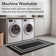 Double Border Machine Tufted Performance Black/Twisted Grey  Rug