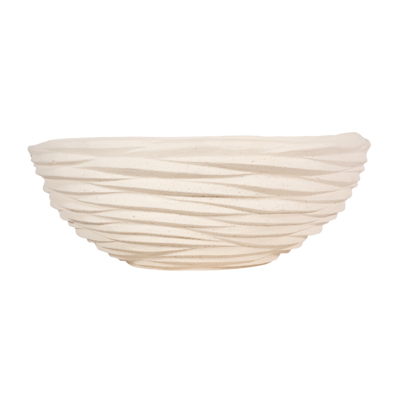 Waves Resin Bowl in Ivory