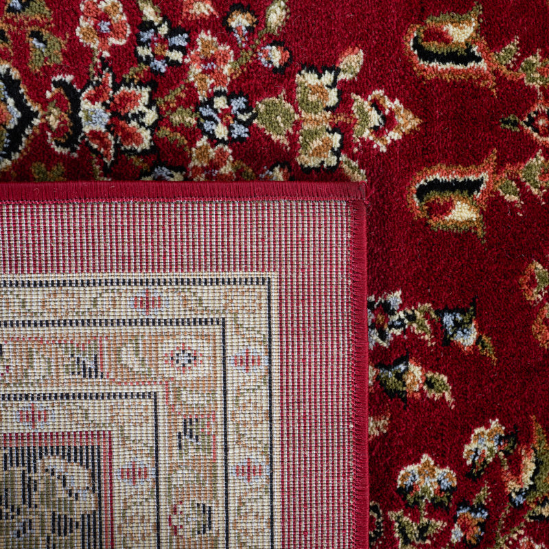 Lyndhurst Oriental Area Rug In Red / Black, Rectangle 244 x 305 cm