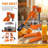 Heavy-Duty Cast Iron Citrus Juicer - Professional Manual Hand Press For Fresh Orange, Lemon, And Pomegranate Juice-125065812