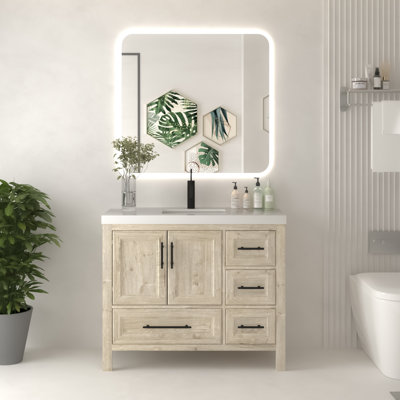 Ensemble de meuble-lavabo sur pied 42 po Vivian