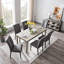 Chaise d'appoint en lin gris foncé