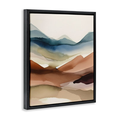 Paysage abstrait du désert