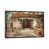 Toile avec cadre gris