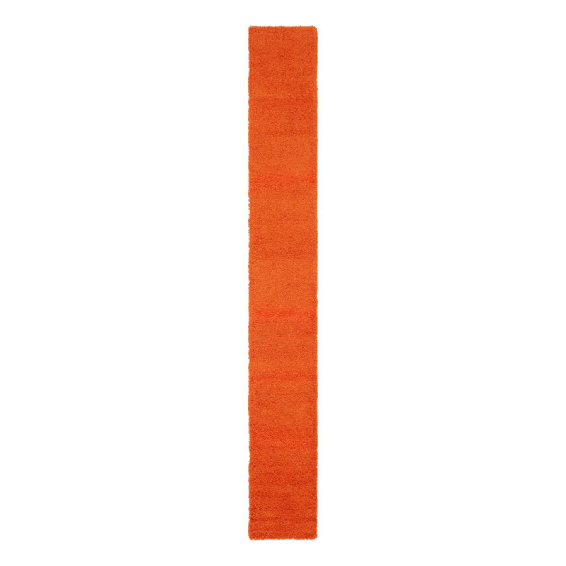Tapis orange Torun, Tapis de couloir 2 pi 7 po x 19 pi 8 po, Orange tigre