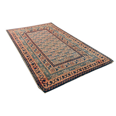 One-of-a-Kind 4'3" X 7'3" Hand Knotted Area Rug