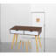 Ensemble coiffeuse en bois massif avec tabouret-1994490337