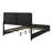 51-inch Upholstered Eastern Bed Black-1209922670