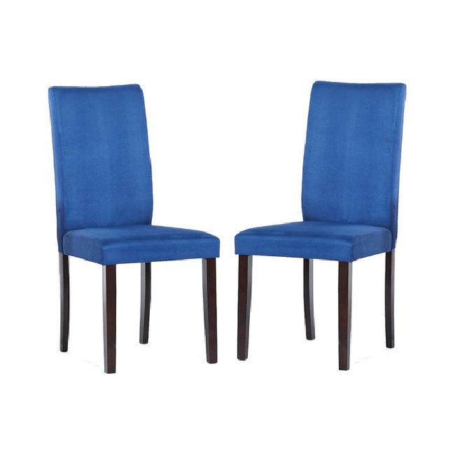 Adam-Alexander 18'' H Upholstered Parsons Chair, Blue