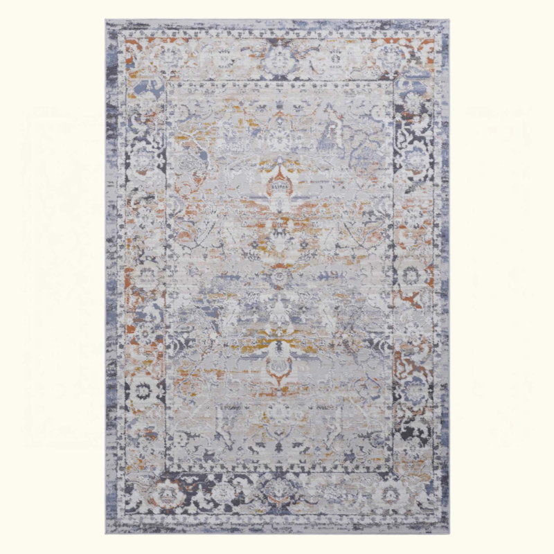 Traditional Non-Shedding Living Room Bedroom Dining Home Office Stylish And Stain Resistant Area Rug, Rectangle 5'3" x 7'6"