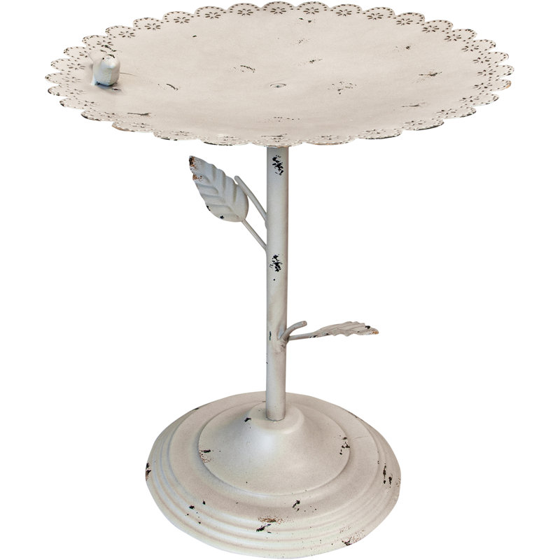 Lemen Metal Single Tier Birdbath