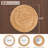 Round Woven Placemats Set Of 10 - Boho Farmhouse Rattan Wicker Table Mats, Natural Jute Braided Chargers For Dining Table Decor, Rustic Place Mats For Dinner Plates