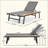 Adjustable Aluminum Chaise Lounge Set with Mesh Seating