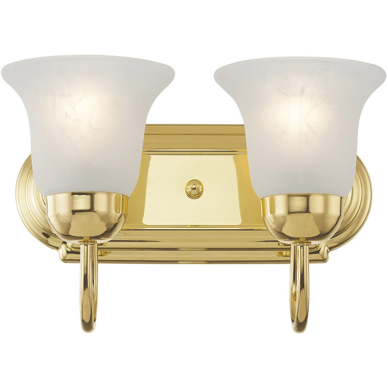 Éclairage pour meuble-lavabo à 2 lumières Rigoberto