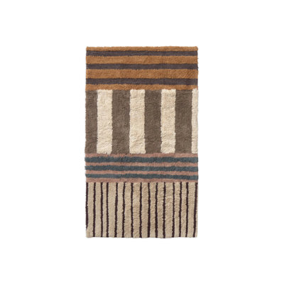 Color ON Handmade Cotton Striped Area Rug