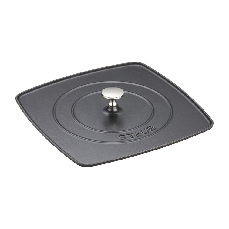 Staub Square Grill Pan - Graphite Grey - 30cm