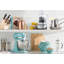Ensemble de 4 pots en acier inoxydable pour comptoir de cuisine avec fenêtre en verre et couvercles hermétiques, contenants de rangement des aliments, ensemble de rangement pour garde-manger et d'organisation