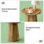 Table basse en bois (table basse incluse)