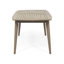 Outdoor Wood Dining Table, Grey - Construction And Expandable Design Table In