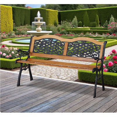 Banc de jardin extérieur, banc de patio de parc
