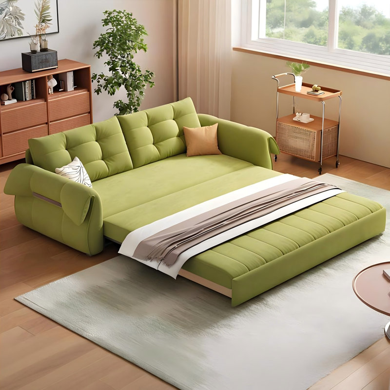 Canapé-lit convertible en tissu 53,54 po, H 33,86 po x l 53,54 po x P 33,46 po