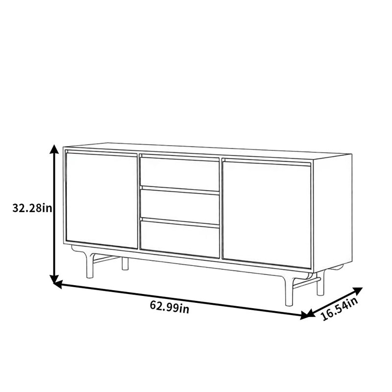 Buffet simple et élégant