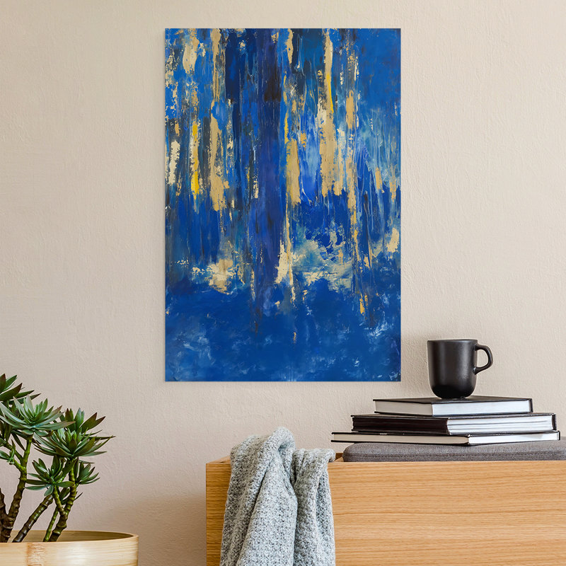 ABSTRACT Series XXI - Impression sur toile seulement - NON-CADRE, H 48 po x l 32 po