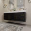 Ensemble de meuble-lavabo double 70,8 po-70381337