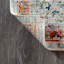 Tapis corail / ivoire à motif de médaillon rétro Stirling-642024226