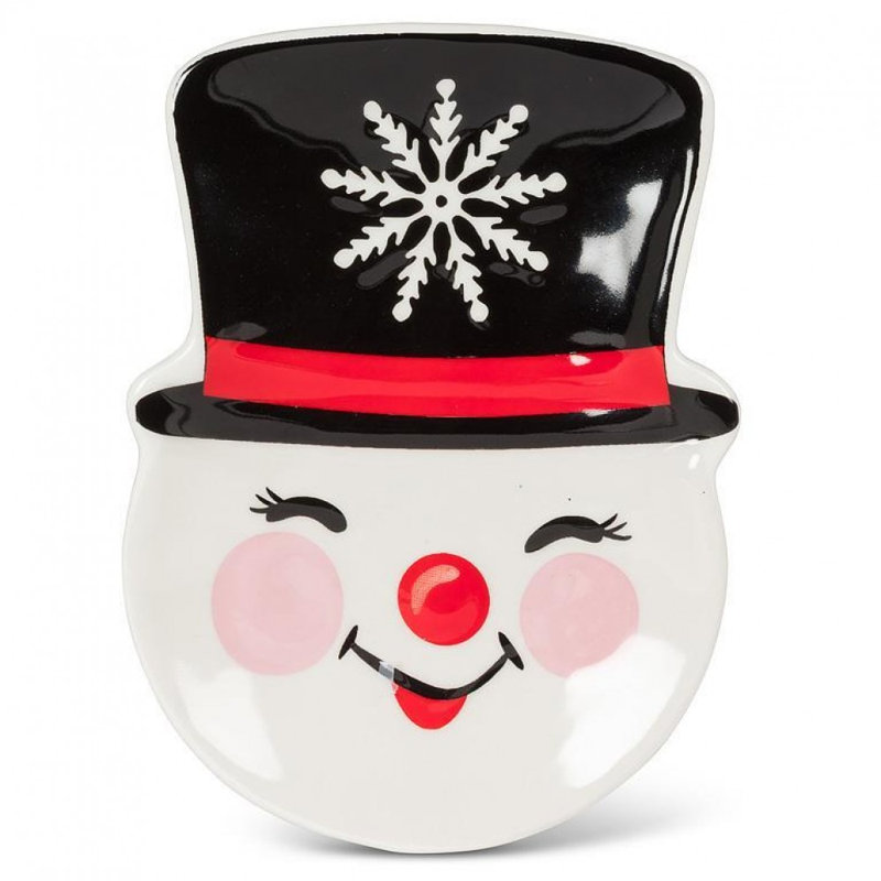 Petite assiette «Happy Snowman»