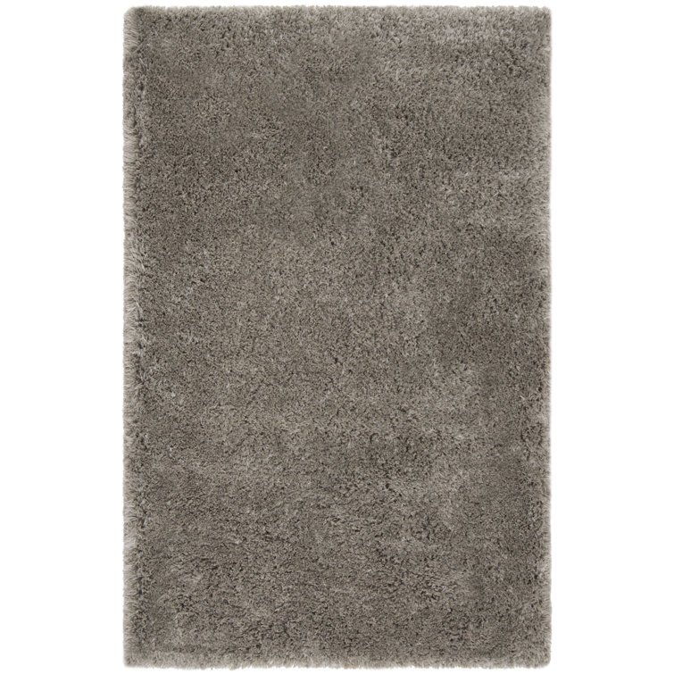 Arshika Shag Hand Tufted Performance Solid Color Rug